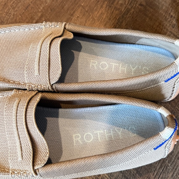 Rothy's Driver Latte Flats Shoes 8.5 - Picture 3 of 6